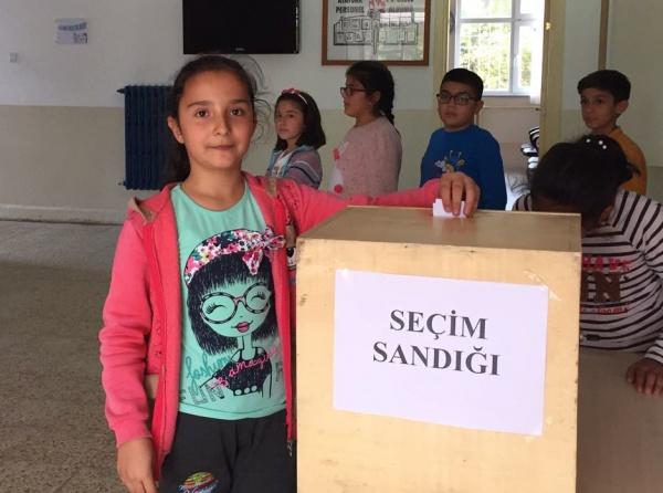 Okul Meclis Başkanlığı Seçimleri Yapıldı.